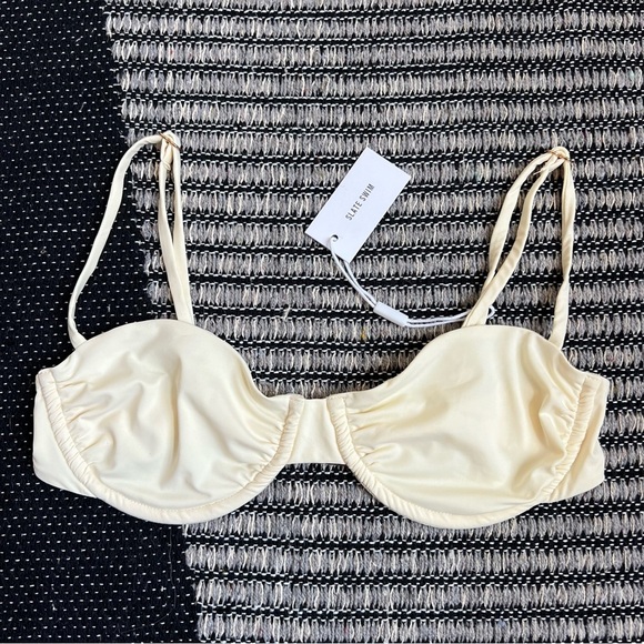 Slate Swim Fox Top + Bottom in Buttercream - Picture 7 of 16